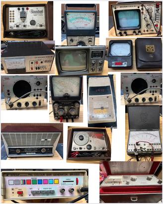 Lotto apparecchiature elettricisti anni 70