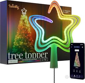 Twinkly Tree Topper, Puntale Albero di Natale Lumi