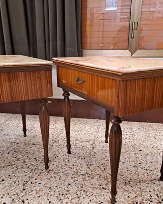 Coppia di comodini anni '50 . Vintage