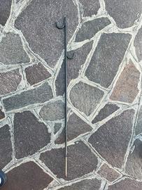 Portacanna “rodpod” in ferro battuto