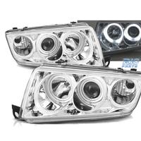 FARI SKODA FABIA 99-07 ANGEL EYES FONDO CROMATO