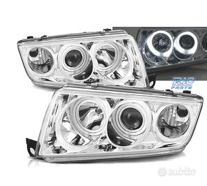 FARI SKODA FABIA 99-07 ANGEL EYES FONDO CROMATO