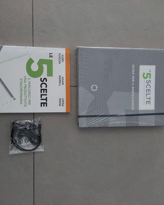 Libro Le 5 scelte di Franklin Covey + Cuffie cell