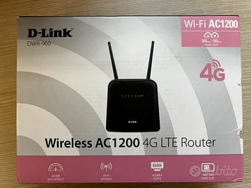 Dlink router wireless AC1200 4G