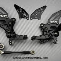 Pedane arretrate DUCATI SBK 848 / EVO 2008 - 2012