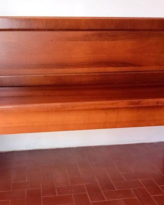 Panca contenitore con schienale
