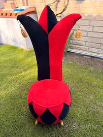 Sedia regina di cuori