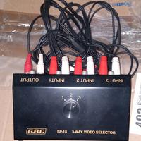 Selettore AV 3 Ingressi 1 Uscita – GBC SP-18