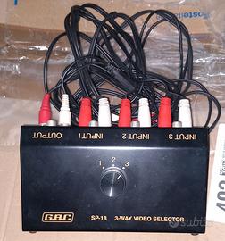 Selettore AV 3 Ingressi 1 Uscita – GBC SP-18