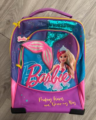 Zaino trolley Barbie scuola
