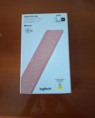 Tastiera logitech Keys-to-Go Rosa