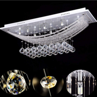 Lampadario cristallo led moderno