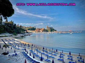 LERICI(Centro)Bilocale con giardino a50mt dal mare