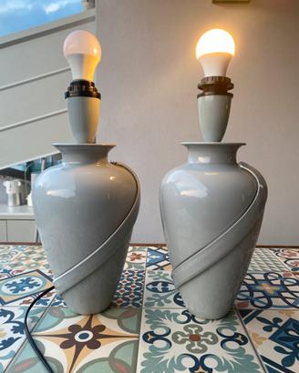 Coppia lampade da tavolo design italiano anni ‘80