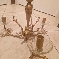 Lampadario vintage ristrutturato 