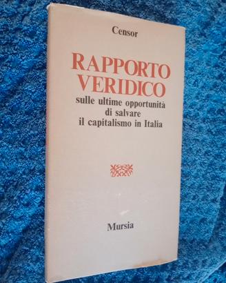 903 Libro Censor " RAPPORTO VERIDICO