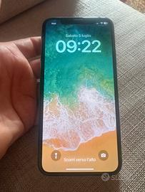 Iphone x 64gb pari al nuovo argento