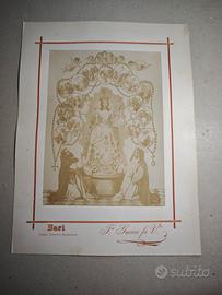 1899 Stampa Madonna del Rosario San Francesco Bari