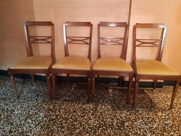4 sedie imbottite