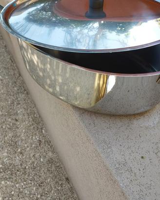 Pentola casseruola Barazzoni in acciaio inox