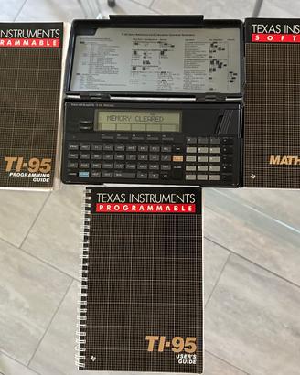 Calcolatrice Texas Instrument prog TI-95+Math+Manu