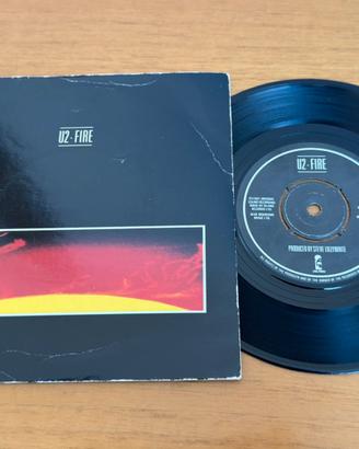 U2 - Fire (1981) - Vinile 7" Singolo 45 Giri