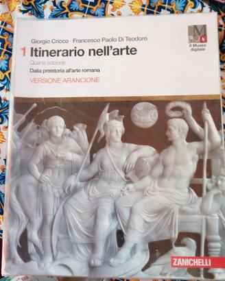 Libro Itinerario nell'arte 1 Vers. Arancione