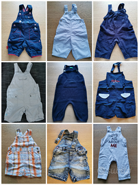 Salopette varie taglie da 3 a 18 mesi