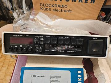 Radiosveglia Telefunken K305 Vintage, Nuova
