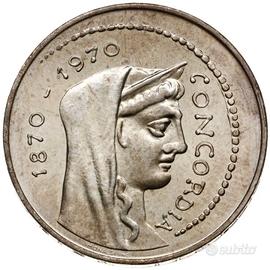 100° Anniversario 1000 Lire 1970 - Argento 835
