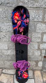 Snowboard donna K2 attacchi e scarponi