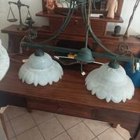 lampadario ottone