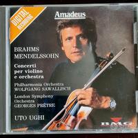 CD Brahms Mendelssohn Violin Concertos Uto UGHI