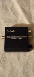 Dac Audio adattatore digitale/analogico+ cavi 