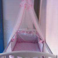 Piumone e paracolpi per lettino bimba