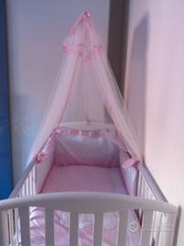 Piumone e paracolpi per lettino bimba