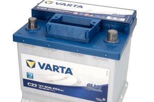 varta c22 12v 52ah 470a