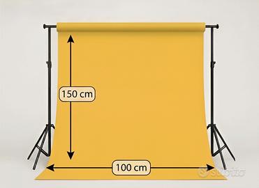 Fondale fotografico Giallo senape zafferano