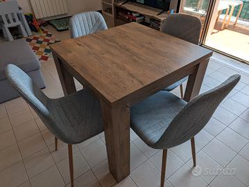 Set Pranzo Jysk: Tavolo VEDDE + 4 Sedie Jonstrup