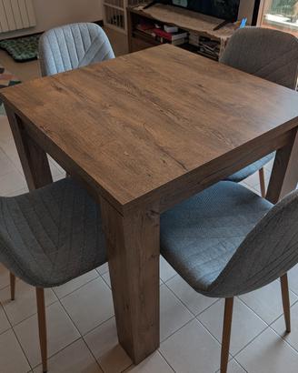 Set Pranzo Jysk: Tavolo VEDDE + 4 Sedie Jonstrup