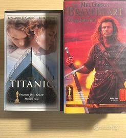 TITANIC BRAVEHEART HOME VIDEO VHS