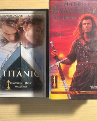 TITANIC BRAVEHEART HOME VIDEO VHS
