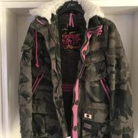giacca tipo militare donna con collo in lana