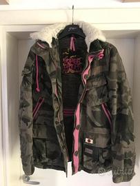 giacca tipo militare donna con collo in lana