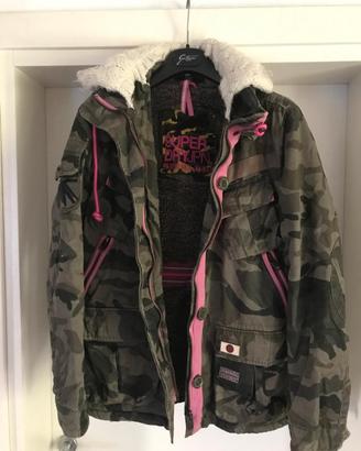 giacca tipo militare donna con collo in lana