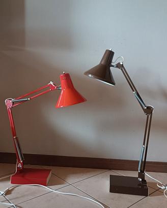 n. 2 lampade vintage  da tavolo