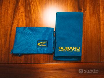 Sciarpa Subaru originale World Rally Team + Sacca 