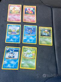 Lotto carte pokemon vintage