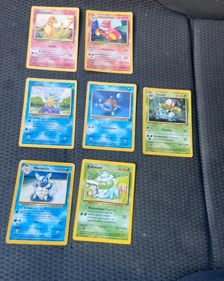 Lotto carte pokemon vintage