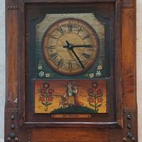 orologio da muro in legno